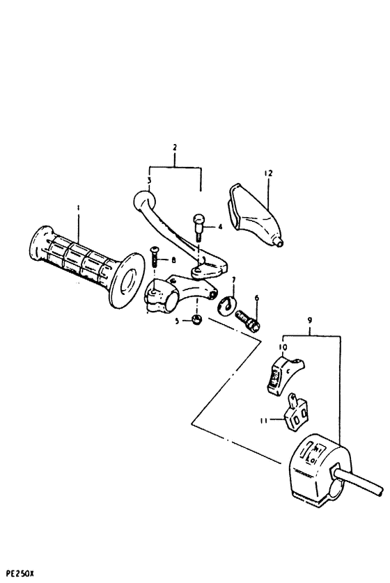 Lh handle grip