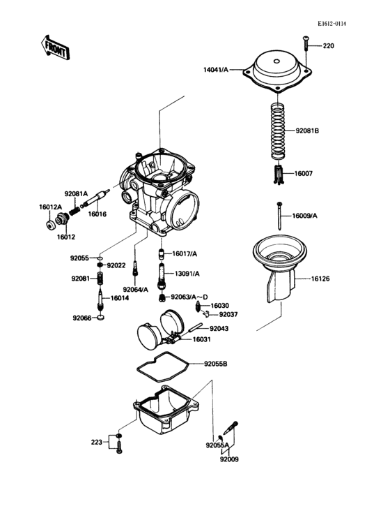 Carburetor parts(1/2)