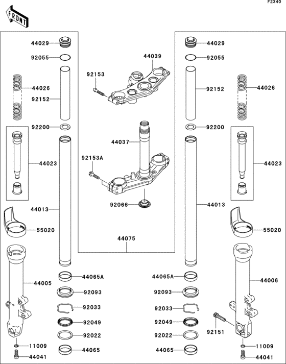 Front fork(k6f)