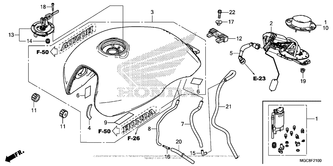 Fuel Tank + Fuel Pump