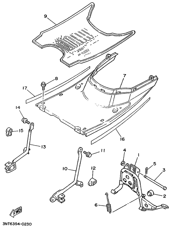 Stand. footrest