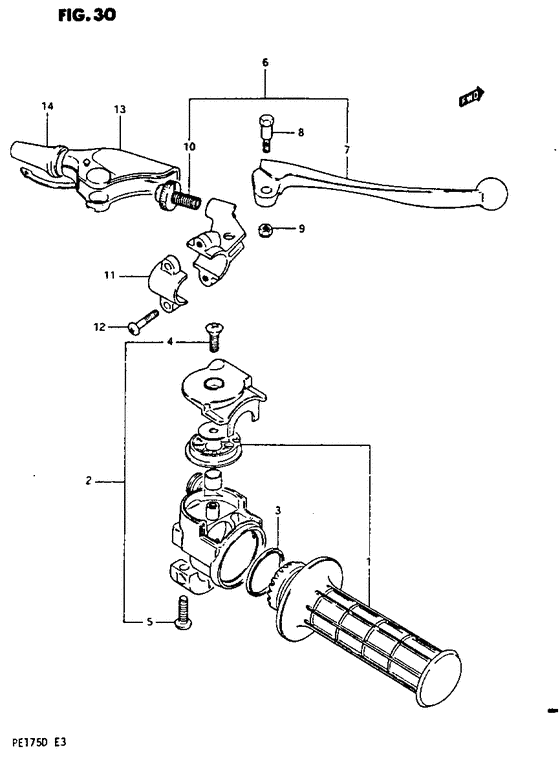 Rh handle grip