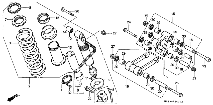 Rear cushion