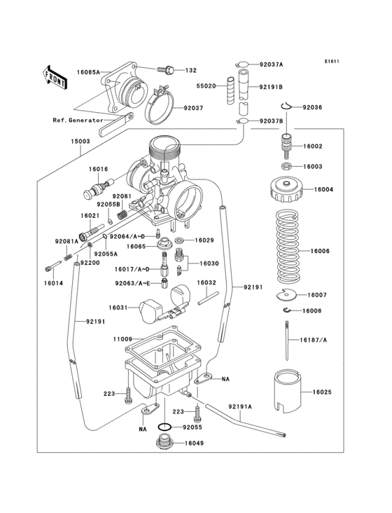 KX65 Carburetor(1 / 2)