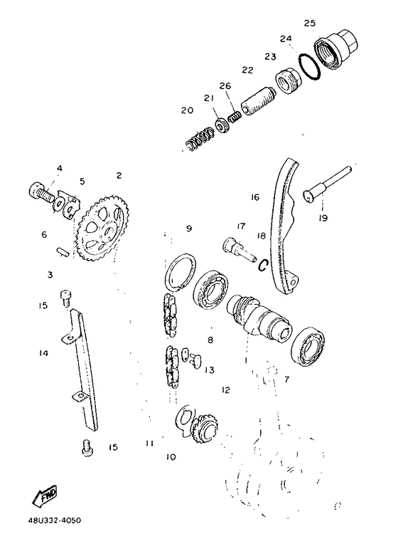 Camshaft. chain