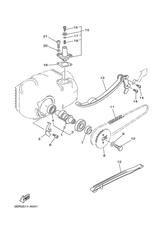 Camshaft. chain