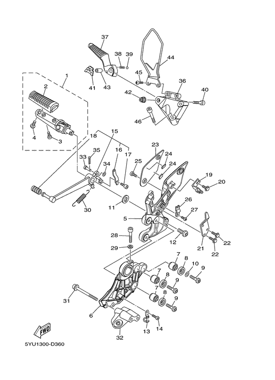 Stand & footrest 2