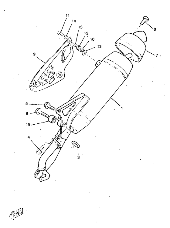 CW50RSX Выхлопная система