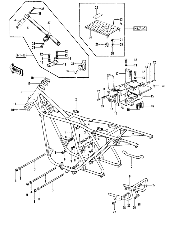 Frame/frame fittings