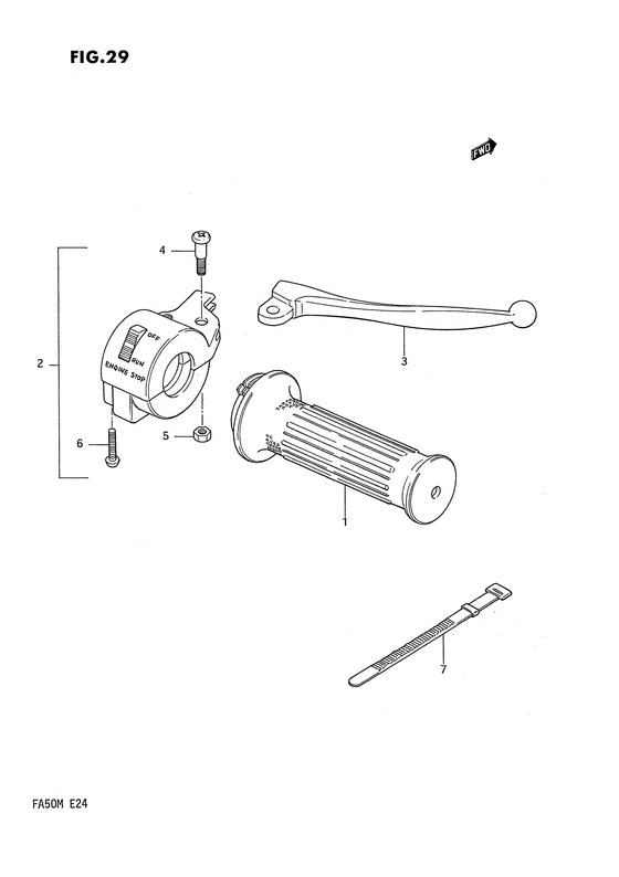 Right handle switch