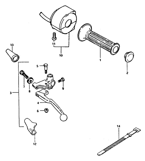 Left handle switch