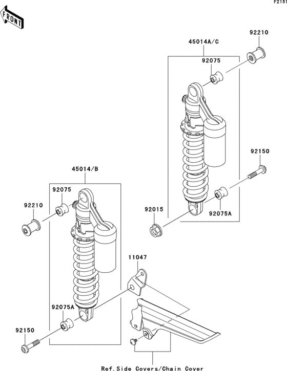 ZR1200 Подвеска  /  амортизатор