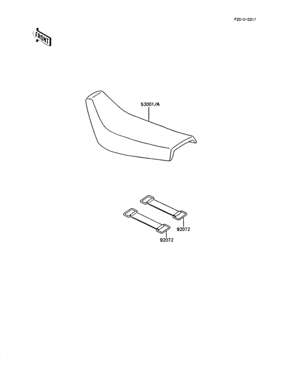 KMX200 Сиденье