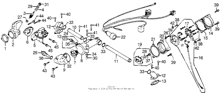 Fuel pump + thermostat + points