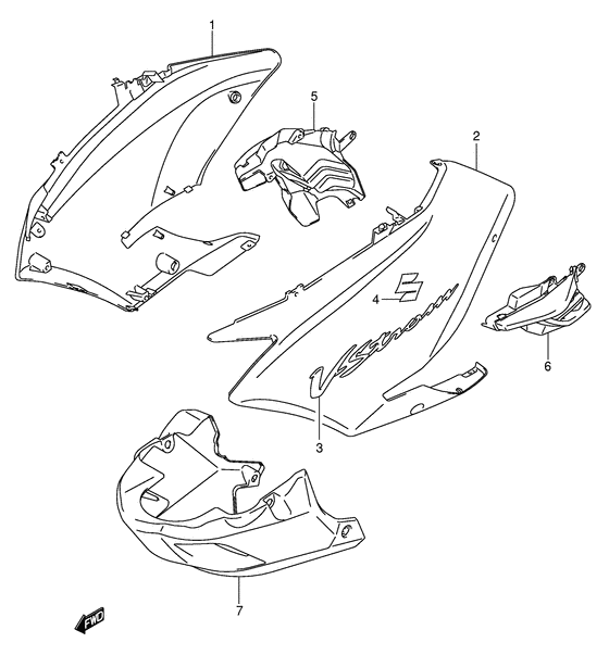 Side cowling
