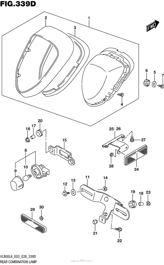 Rear Combination Lamp (Vl800Tl6 E03)