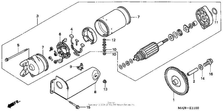 ST1100P Стартер