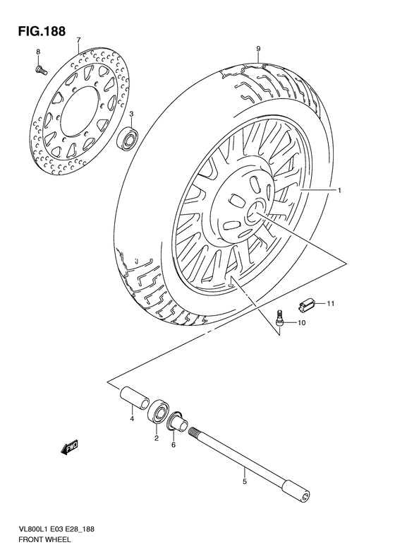VL800 Transom + tube