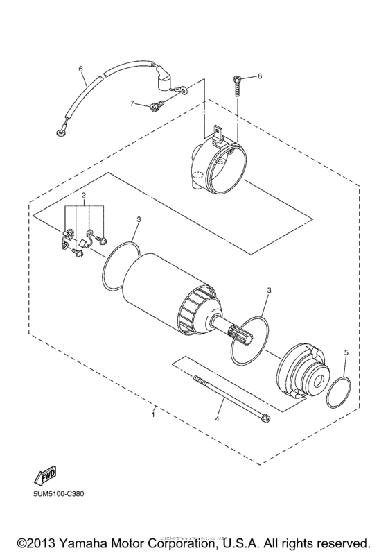 WR250F Стартер