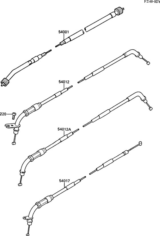 ZL1000 Тросы управления