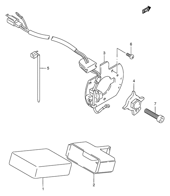 GSF600 Зажигание