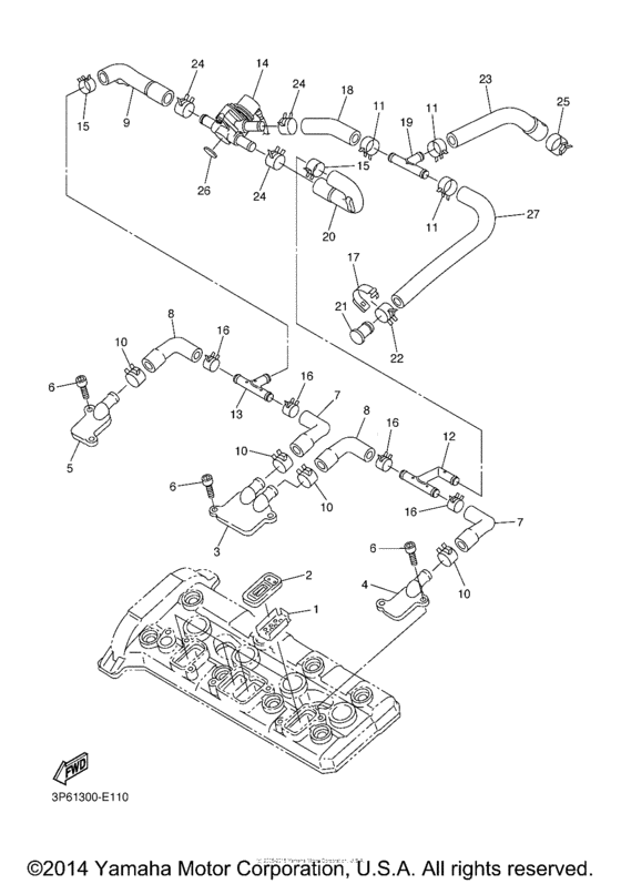 FJR13AYCB Система забора воздуха