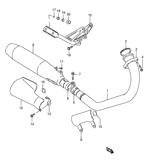 Muffler comp