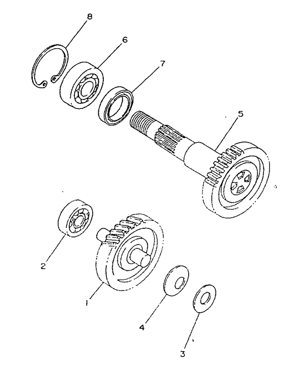 CY50R Трансмиссия