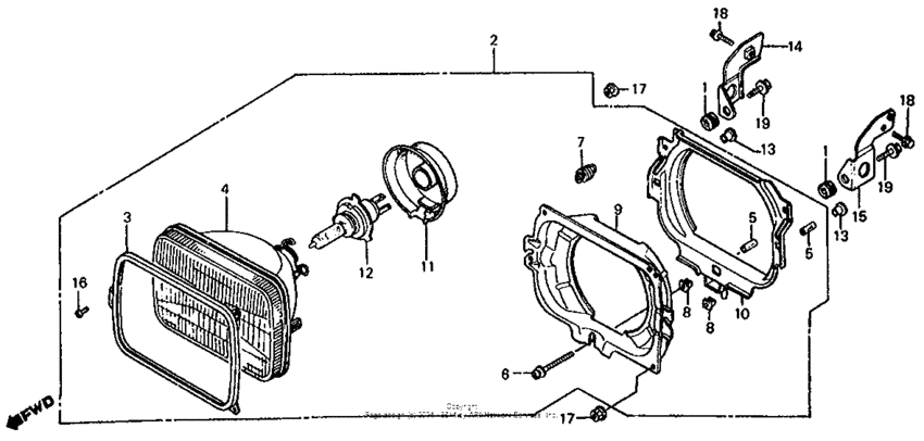 Headlight 85