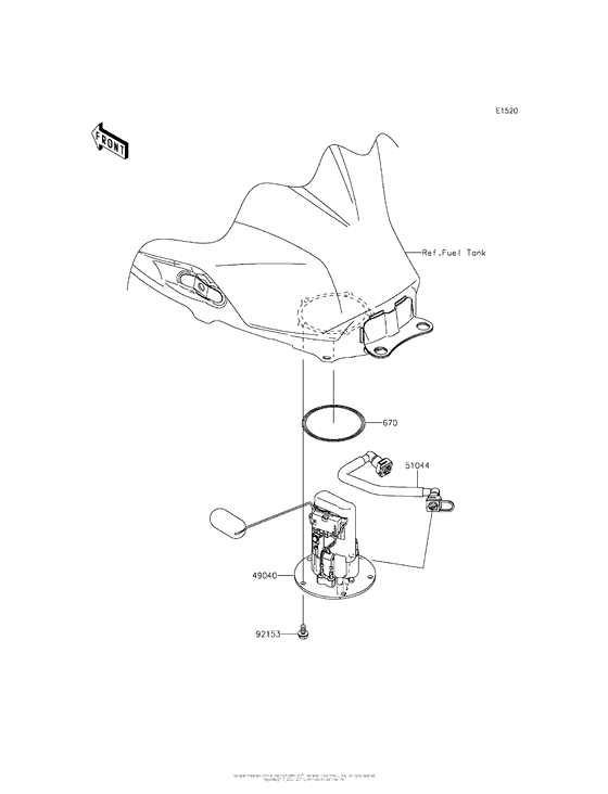 EX300 Топливный насос