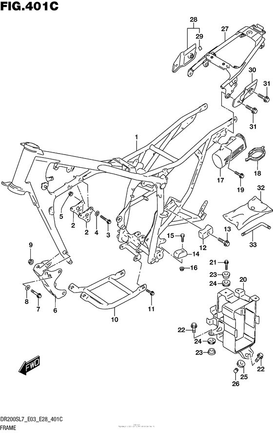 Frame (Dr200Sl7 E33)
