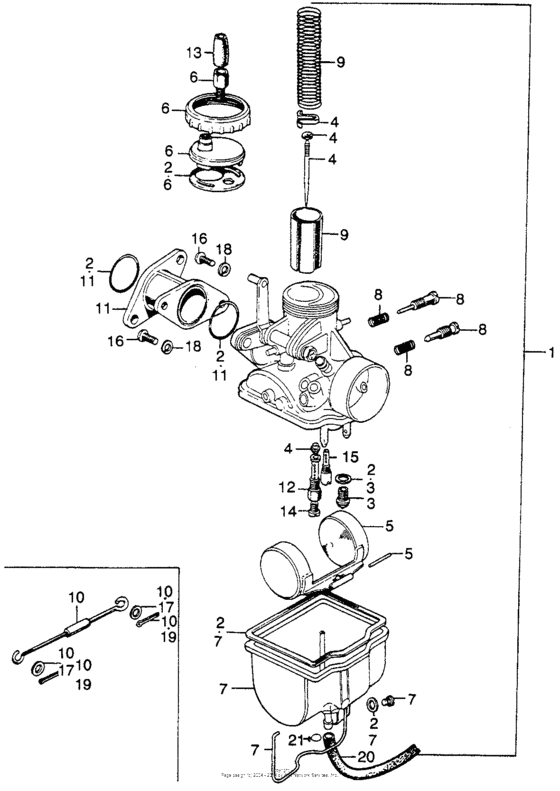 Right carburetor