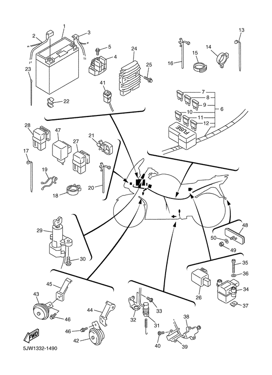 FJR1300 Equipo electrico 2