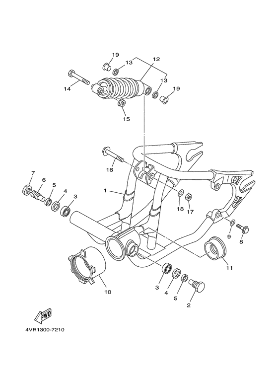 Brazo trasero & suspension