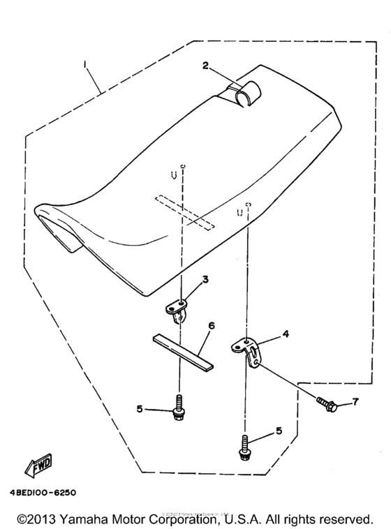 XT225KC Сиденье