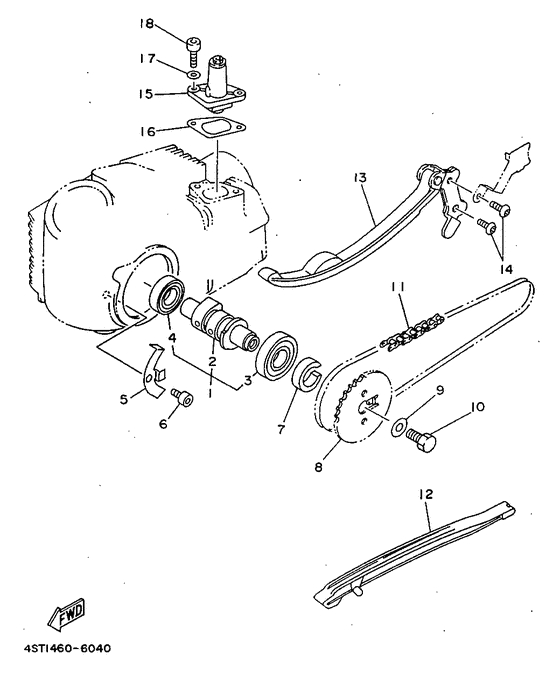 Camshaft. chain