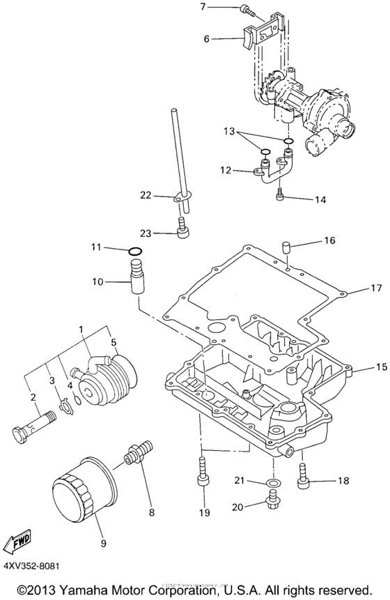 FZS1000N Масляный фильтр