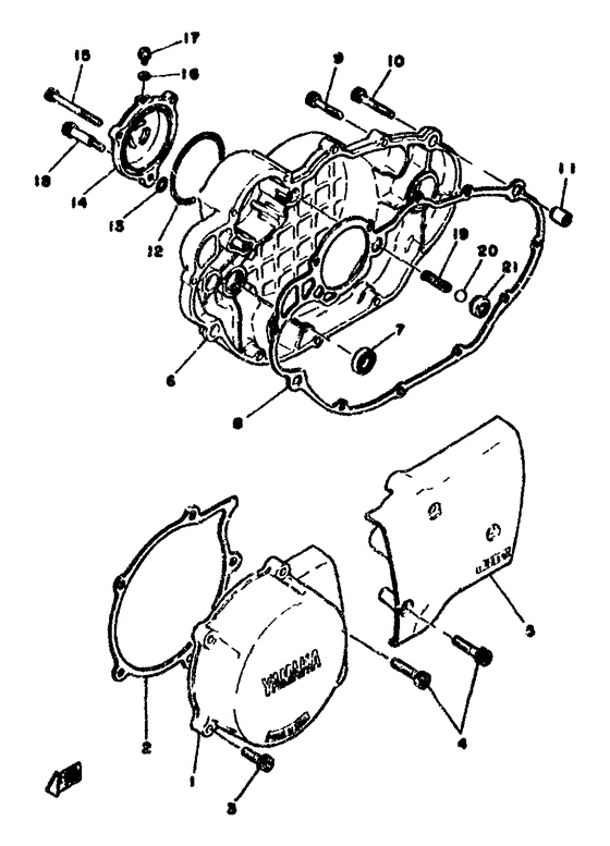 SR500 Боковые крышки