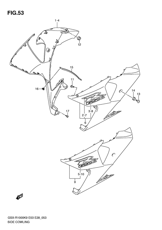 Side cowling