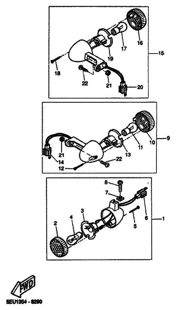 YH50 Проблесковый световой сигнал