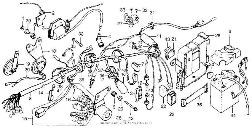 Wire harness + ignition coil