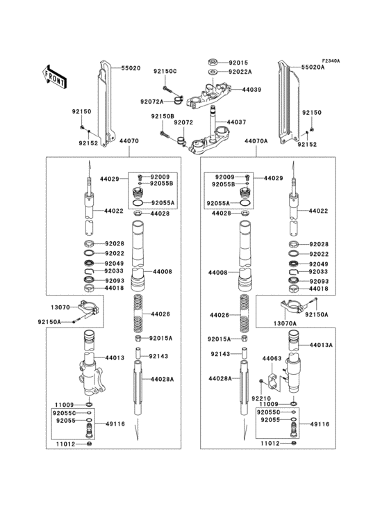 Front fork(1/2)(h7f)