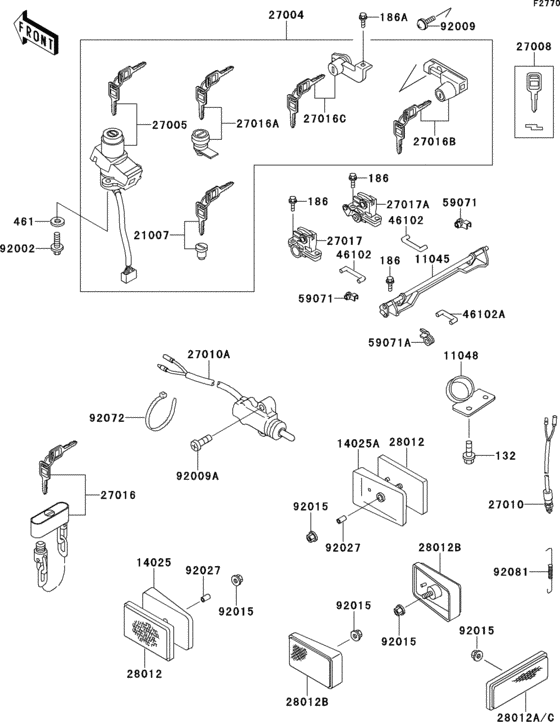 ZG1000 Замок зажикания
