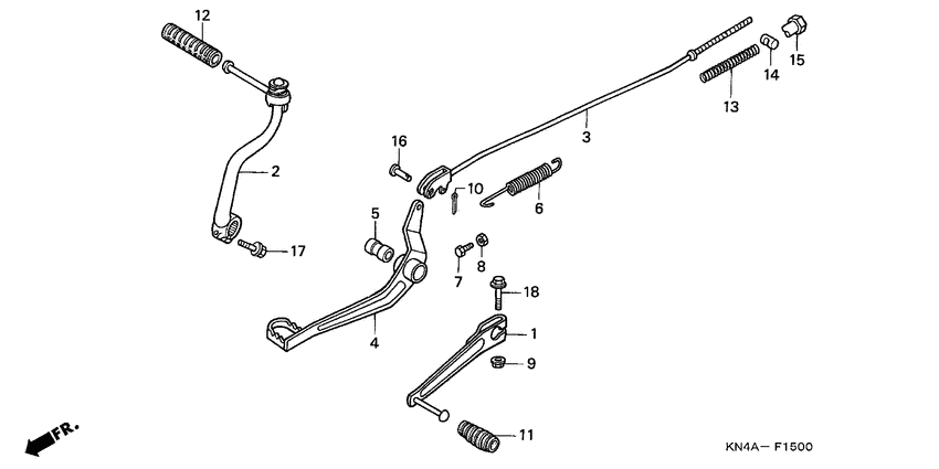 Brake pedal assy