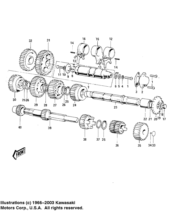 Transmission/change drum
