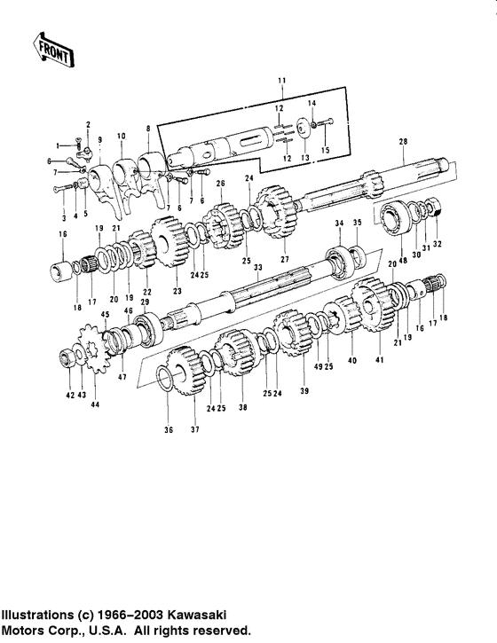 Transmission/change drum