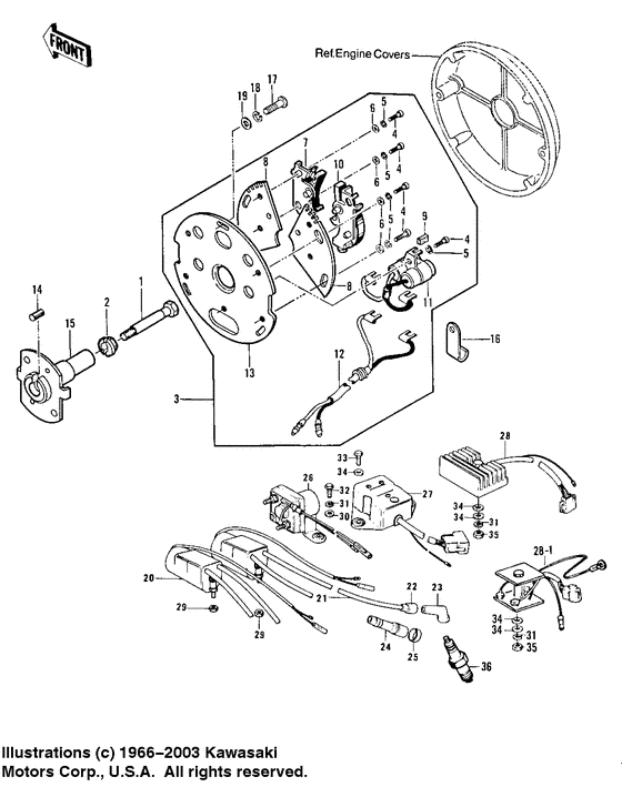 Ignition/regulator/rectifier
