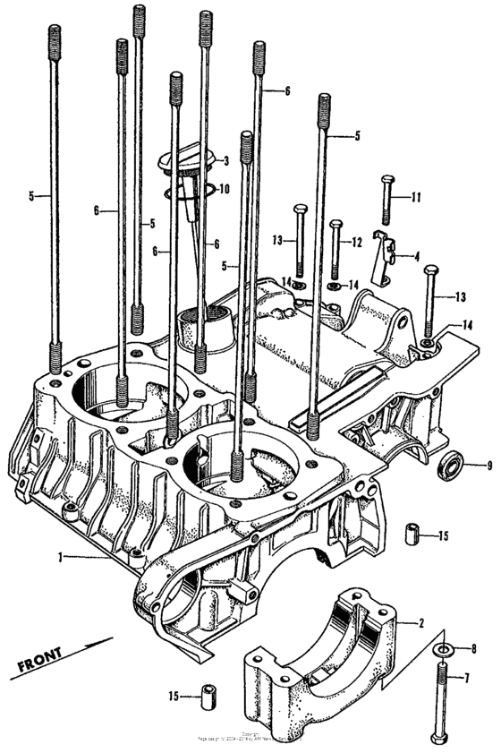 Upper crankcase