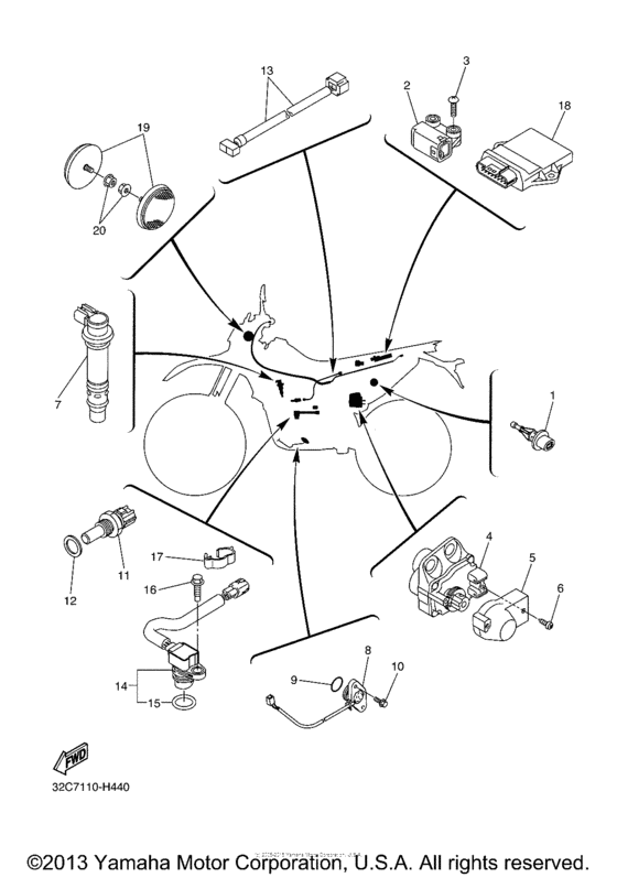 WR250X Электрика