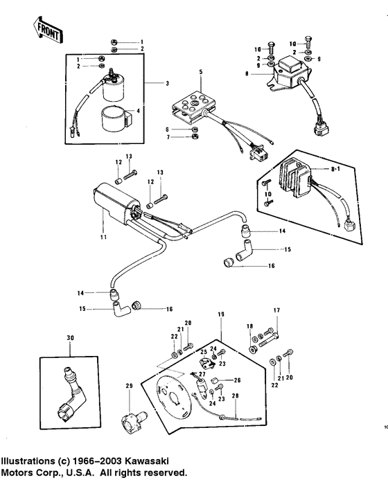 Ignition/regulator/rectifier